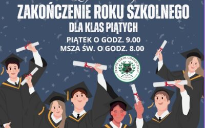 Zakończenie roku szkolnego dla klas piątych