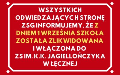 ZSG została zlikwidowana